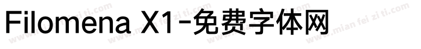 Filomena X1字体转换